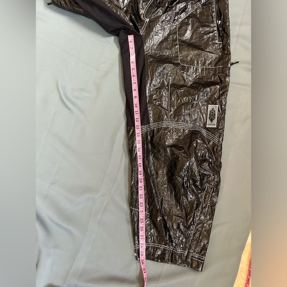 Free People Movement Rough Rider Rich Black Elastic Parachute Tyvek Pants NWOT M - Picture 14 of 16